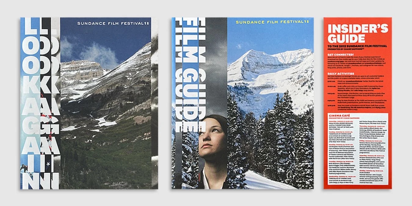Sundance Film Festival graphic system