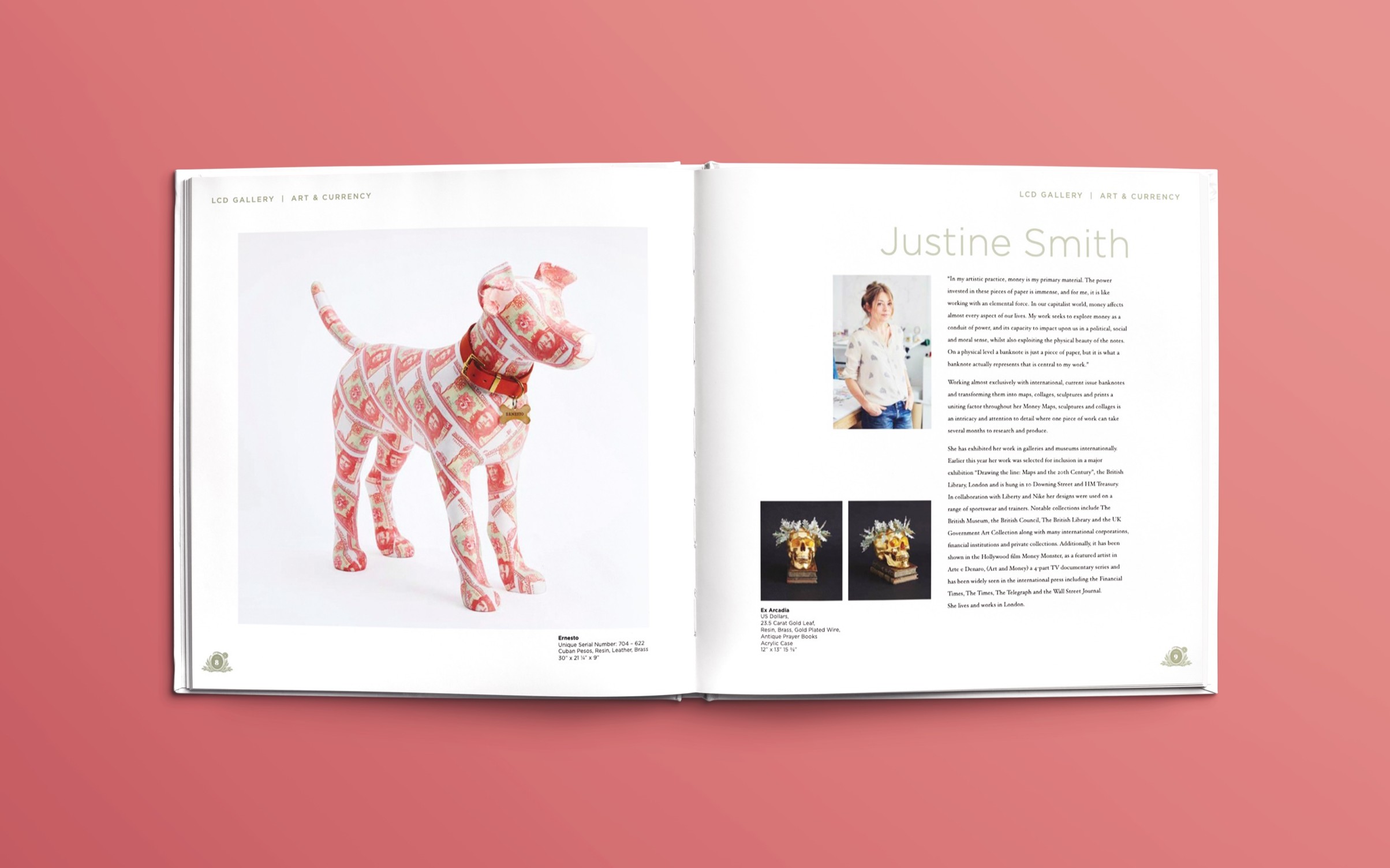Artist spread: Justine Smith