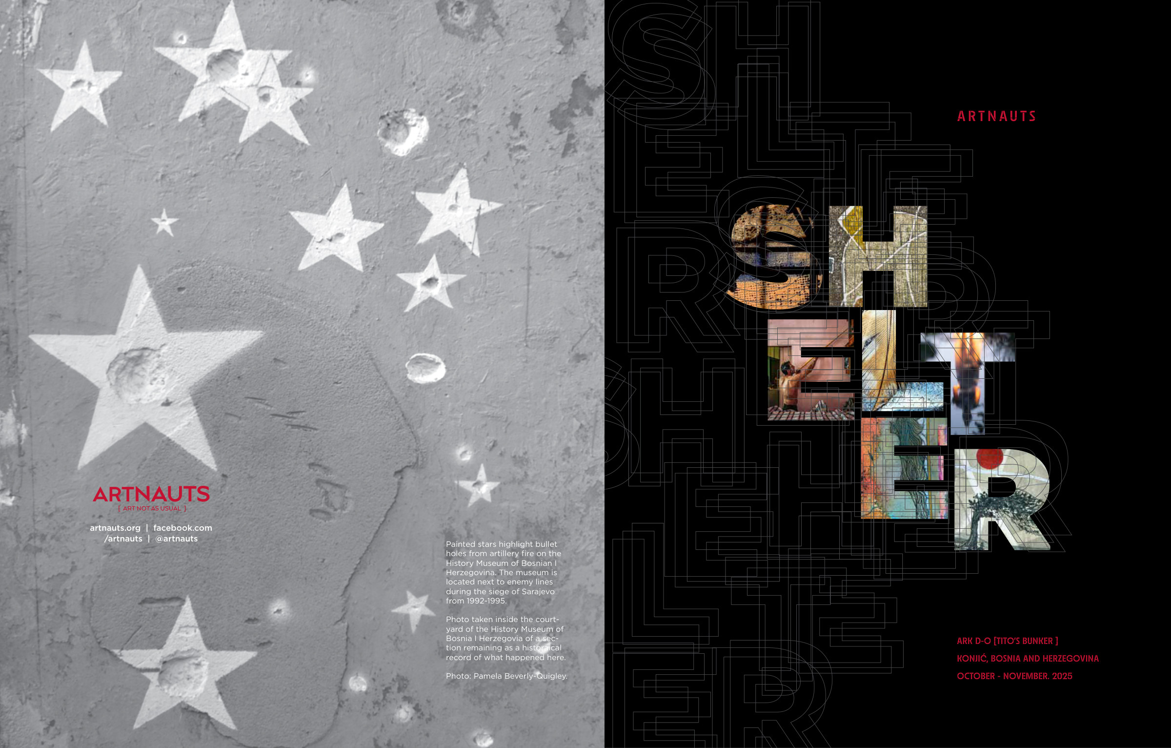 Shelter catalog cover for Artnauts at Tito's Bunker, Konjic