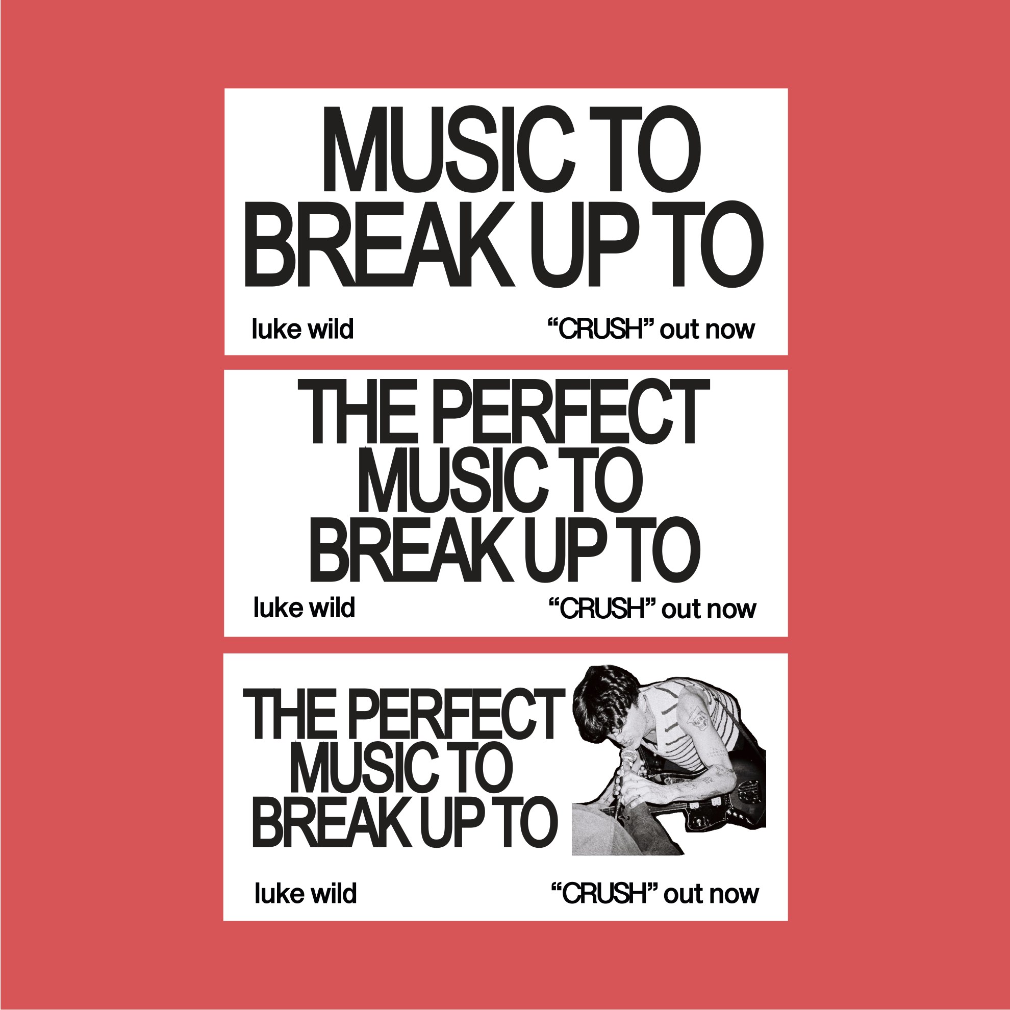 Three Crush billboard concept layouts