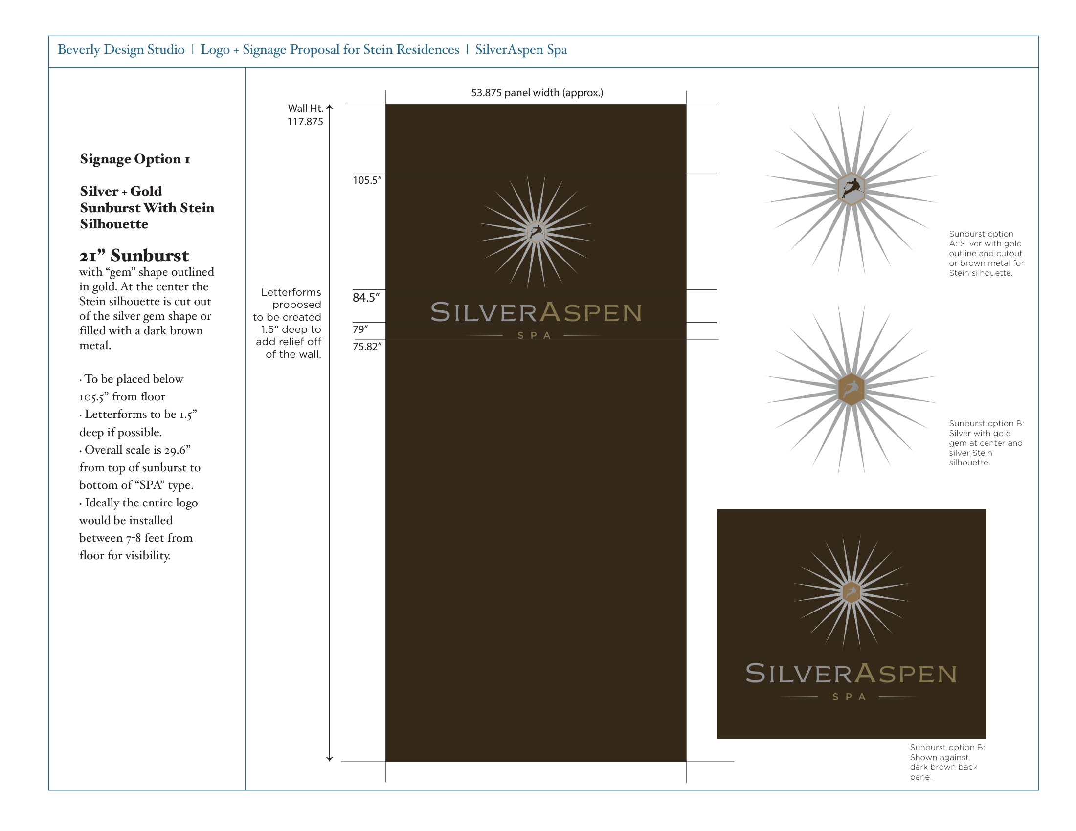 Silver Aspen logo proposal option