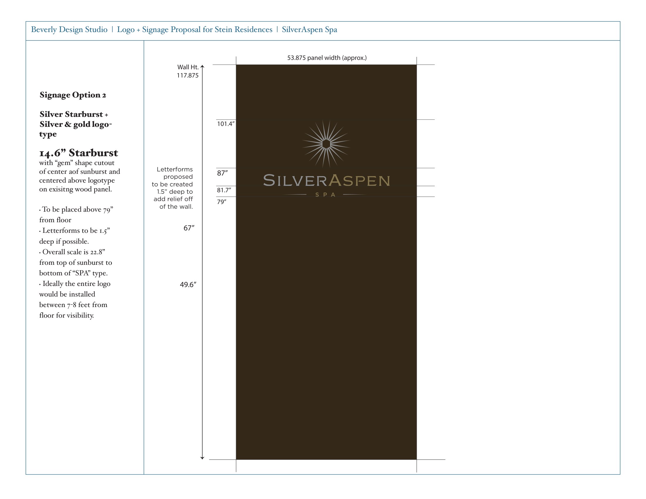 Silver Aspen logo proposal option
