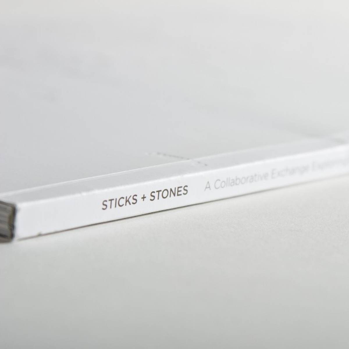 Sticks + Stones catalog spine